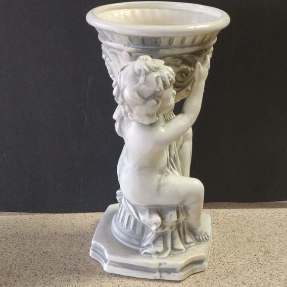 MCM Ceramic Cherub Figure Japan 1960 - Picture 2 of 7